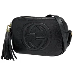 GUCCI グッチ ソーホー タッセル金具 ショルダーバッグ レザー黒 楽天市場】【バッグ】GUCCI グッチ ソーホー レザー フリンジ タッセル