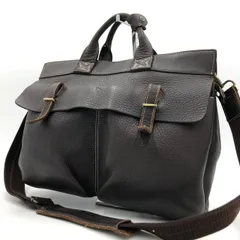 【美品】ビジネスバッグ 本革 ブリーフケース レザー メンズ A4 通勤