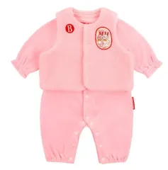 ベベデピノ トゥイン バニー 新生児 オーバーオール セット