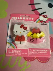 11年式ゴー古着ハローキティ服着せ替え消しゴムセット