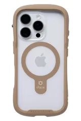 iFace MagSafe 対応 Reflection iPhone 16 Pro ケース MagSynq クリア 強化ガラス(ベージュ)【アイフェイス アイフォン16プロ 用 スマホケース iphone16pro  [ベージュ・iPhone16 Pro専用]