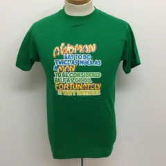 ヘインズ 80's USA製 半袖Tシャツ ラメロゴプリント ヴィンテージ TEE メンズ M ISItems【USED】【古着】【中古】50108416