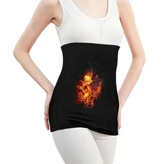 【新品】 [DOMATUS] 腹巻 ロング 腹巻き レディース メンズ 綿100% 柔らか ウ エストウォーマーはらまき 薄手暖かい 防寒保温 夏冬対応 男女兼用大きいサイズ 妊 婦 妊活 温活 ヨガ (ブラック)