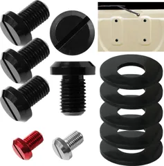 新品 WeBirth ジムニー ボルト【日本企画/専用設計】リアを引き締める！ぴったりフィット化粧ボルト 錆びを防ぐゴムワッシャー付き バックドアボルト スペアタイヤ 化粧 タイヤレス jb64(ブラック)