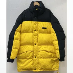 ファーストダウン ビッグシルエット スタンドカラー ミドル丈 ナイロン ダックダウン メンズ L ISItems【USED】【古着】【中古】50099836