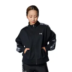 [アンダーアーマー] UA TRACK JERSEY WOVEN FULL ZIP HOODIE Black / / MD [ブラック] [M]