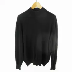 ランバン LANVIN CLASSIQUE ニット セーター モックネック ハイネック 黒 ブラック ウール  L ヴィンテージ オールド トップスのサムネイル