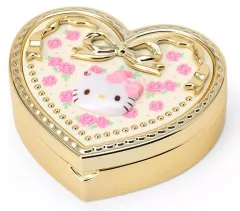 【中古】小物入れ・マルチケース・缶ケース ハローキティ ミラー付き小物ケース 「サンリオキャラクターズ」