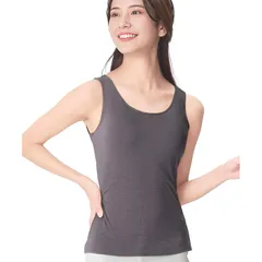 【新品】 Wing/Wacoal(ウイング/ワコール)カップ付きインナー あったか素材 ラク きれいなバストシルエット 【シンクロブラトップ】 ノースリーブ タンクトップ 秋 冬 ET1165 OB M