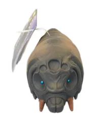 美品 BANDAI ゴジラ ムービーモンスターシリーズ モスラ(幼虫) ソフビフィギュア