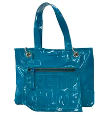 シーバイクロエ トートバッグ ショルダーバッグ 肩掛け エナメル ターコイズ レディース SEE BY CHLOE