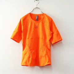 アディダスバイステラマッカートニー adidas by Stella McCartney FU6239 TruePur Tee Orange スポーツTシャツ S｜【2400014569131】
