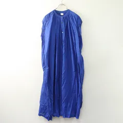 アーバンリサーチ ドアーズ URBAN RESEARCH DOORS コットンボイルギャザーフレンチワンピース M ロイヤルブルー┃【2400014559231】