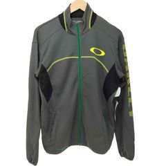 オークリー OAKLEY Y2K 刺繍 オーバル サムホール マルチカラー ジップアップ トラックジャケット メンズ import：S 