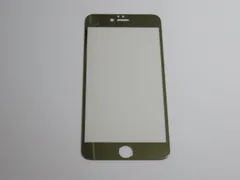 iPhone 6 Plus／6s Plus／7 Plus／8 Plus 5.5インチ 9H 0.26mm 枠金色 強化ガラス 液晶保護フィルム 2.5D K006