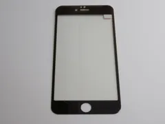 iPhone 6 Plus／6s Plus／7 Plus／8 Plus 5.5インチ 9H 0.26mm 枠黒色 強化ガラス 液晶保護フィルム 2.5D K016