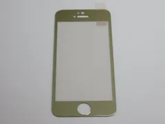 iPhone5 5S 5C SE 初代 4インチ 9H 0.26mm 枠金色 強化ガラス 液晶保護フィルム 2.5D KA27