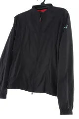W(L) PUMA プーマ ジップアップ ジャージ トラックジャージ ミント ブラック 防風-16518