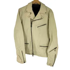 ジャックローズ JACKROSE ラムレザーダブルライダースジャケット メンズ JPN：5 