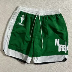 日本 ヴィンテージ Miroku グリーン シャカシャカ素材 ハーフパンツ