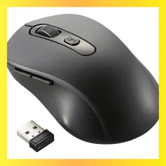 ★送料無料★ オーム電機 静音ワイヤレスマウス BlueLED Mサイズ 抗菌 ブラック PC-SMW11BS5MB-K 01-3982 OHM