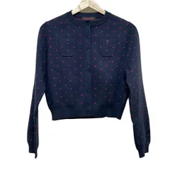 CABaN ネイビー 五分袖カーディガン タグ付き CABaN ネイビー 五分袖カーディガン タグ付き CABaN ネイビー 五分袖