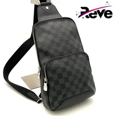 ルイヴィトン ダミエ グラフィット アヴェニュー スリングバッグ ブラック