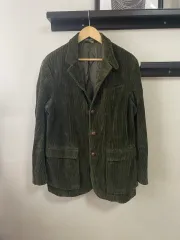 ポロ コーデュロイ ジャケット グリーン M