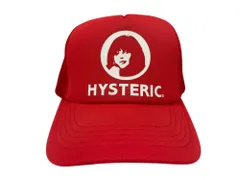 HYSTERIC GLAMOUR (ヒステリックグラマー) CIRCLE GIRL メッシュキャップ 02201QH02 F レッド メンズ/065
