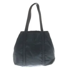 PRADA (プラダ) ロゴ刺繍 ハンドバッグ ミニトートバッグ ブラック ナイロン