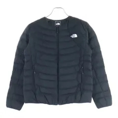THE NORTH FACE (ザノースフェイス) THUNDER ROUNDNECK JACKET サンダー ラウンドネック ダブルポケット ジップアップ ダウンジャケット レディース ブラック NYW32013