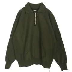 【新品タグ付】A.PRESSE 25AWハーフジップスウェット 参考上代47300円 未使用 A.PRESSE 25AW Vintage Half Zip Sweatshirt