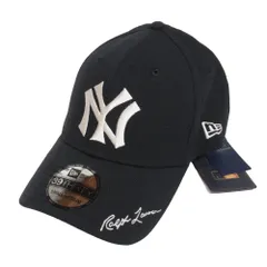 POLO RALPH LAUREN ポロ・ラルフローレン H251MLB05 New York Yankees ニューヨークヤンキース ロゴ刺繍 ベースボール キャップ ダークネイビー系 S/M【極上美品】【中古】