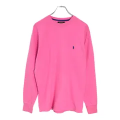 Polo by Ralph Lauren ポロ ラルフローレン サーマル 長袖Ｔシャツ ピンク(メンズ M)中古 古着 V8216