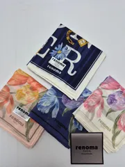 【新品】renoma レディースハンカチ 4枚セット お買い得品