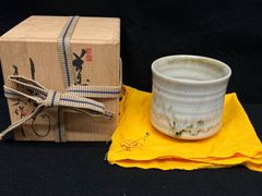 【上神焼 / 不入作】湯呑 抹茶碗 抹茶茶碗 茶道 茶道具 陶芸 中森不入