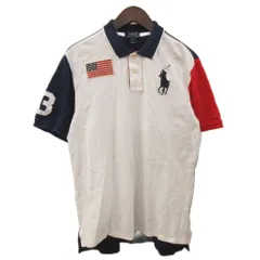ポロ ラルフローレン POLO RALPH LAUREN ポロシャツ ビッグポニー 半袖 ホワイト ネイビー レッド XL 18-20