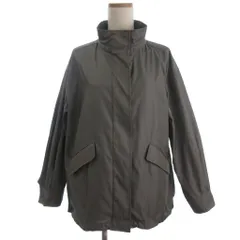 自由区 オンワード樫山 ジップアップ オーバーサイズ ブルゾン ジャケット グレー系 36