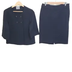 theory luxe(セオリーリュクス) スカートスーツ レディース - 黒 ステッチ