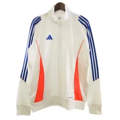 アディダス adidas ティロ TIRO 24 トレーニング ジャケット ロゴ刺繍 白 ホワイト XL