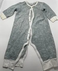 【新入荷!!】☆セット割対応☆ プチバトー ベビー 長袖 ロンパース 74cm（951）