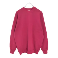 80年代 USA製 FRUIT OF THE LOOM フルーツオブザルーム スウェット 無地 ワインレッド(メンズ XL)中古 古着 V8230