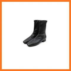 【新品】 [Vivian] スクエアトゥ ローヒール ストレッチ ミドル ブーツ V1551AW ブラック M(23.0-23.5) 1