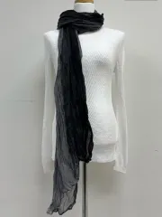 グレー マフラー ストール ショール