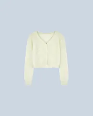 新品 riette 麻 ライム カーディガン ライム