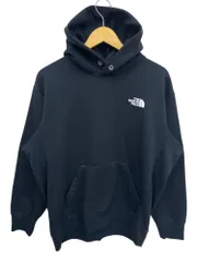 THE NORTH FACE (ザノースフェイス) バックスクエアロゴフーディ パーカー NT62040 L ブラック メンズ/028