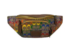 COACH (コーチ) ウエストバッグ ショルダーバッグ マルチシグネチャー C9847 ブラウン メンズ/065