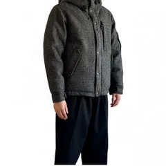 nanamica THE NORTH FACE PURPLE LABEL　ノースフェイスパープルレーベル　ハリスツイード　マウンテンダウンパーカー 極美品　Mサイズ　グレー