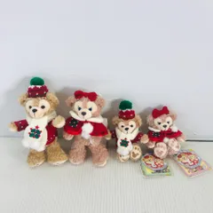 【タグ付】 ダッフィー シェリーメイ ぬいぐるみバッジ ストラップ クリスマス 2010