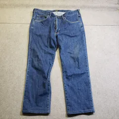 Wrangler デニムパンツ ストレートジーンズWステッチ インディゴ系 表記サイズ：40　u7121s